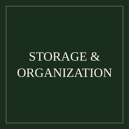 Storage & Organization