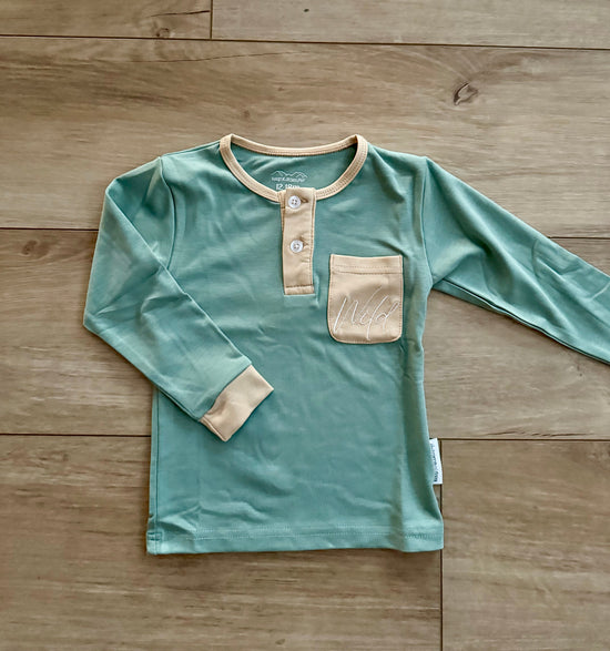 Spring henley bamboo