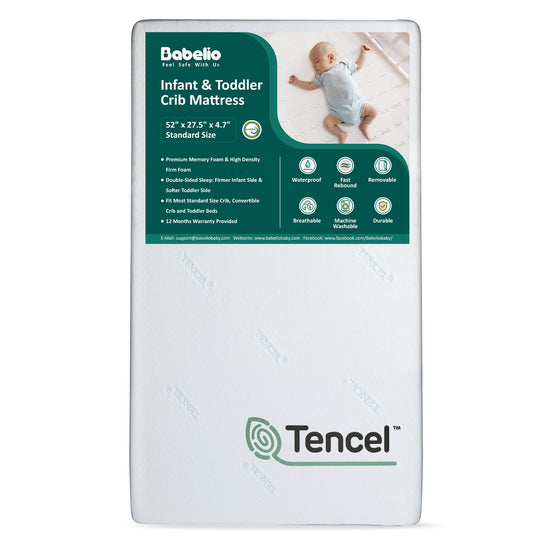 Aura 2 | Dual-Sided Breathable Crib Mattress with TENCEL™ Cover