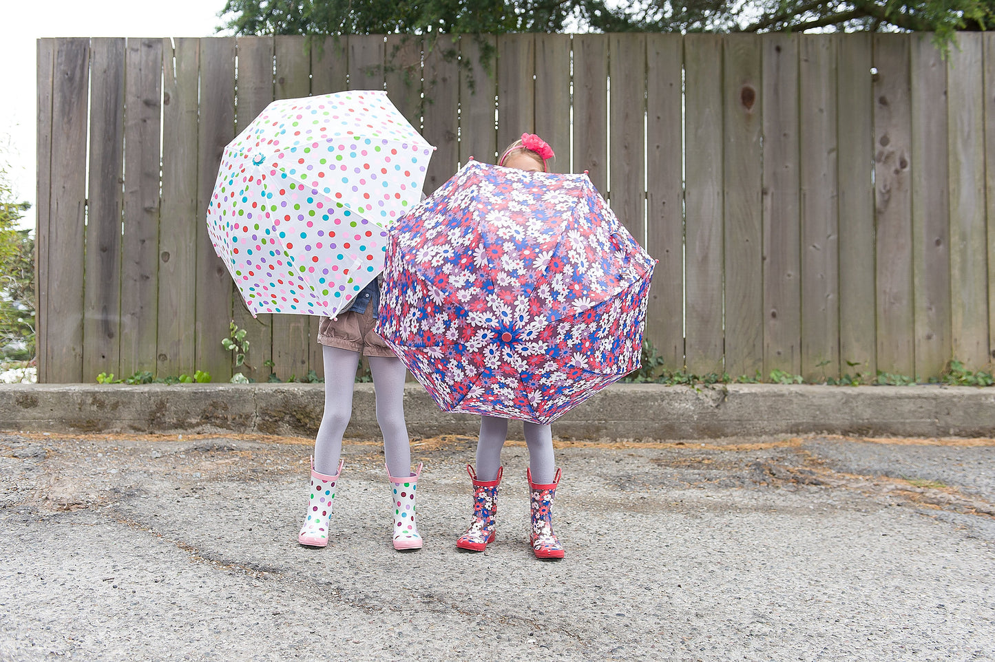 Brown Flower Umbrella