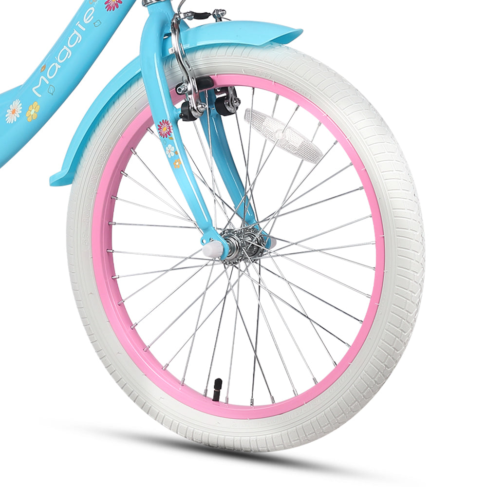 Glerc 20" Kids Bike with Rear Rack For 7 - 13 Years Old - Maggie