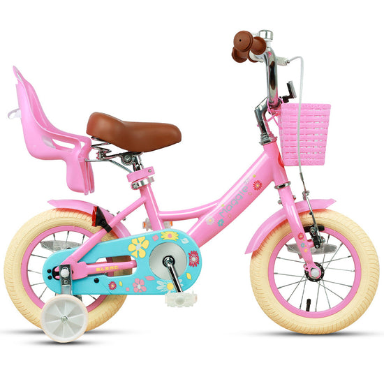 Glerc 14" Kids Bike with Doll Seat  For 3 - 5 Years Old - Maggie