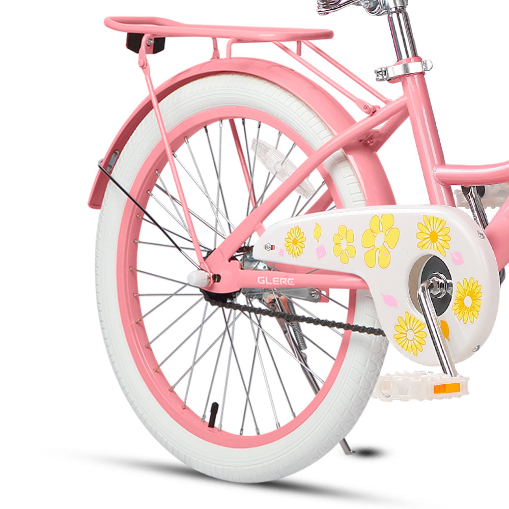 Glerc 20" Kids Bike with Rear Rack For 7 - 13 Years Old - Maggie