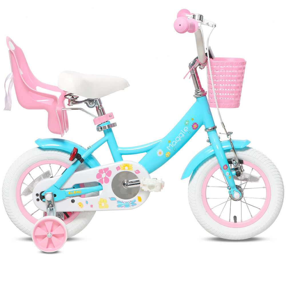 Glerc 14" Kids Bike with Doll Seat  For 3 - 5 Years Old - Maggie