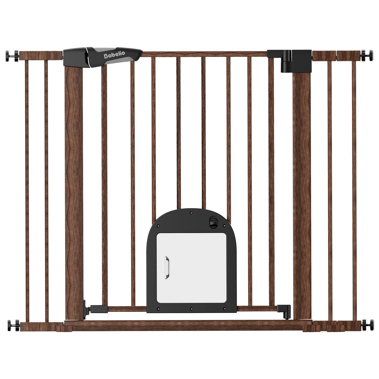 CatPrivilege T7 | Expandable Stylish Baby Gate with Cat Door