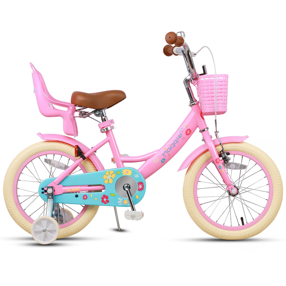 Glerc 16" Kids Bike with Doll Seat For 4 - 8 Years Old - Maggie