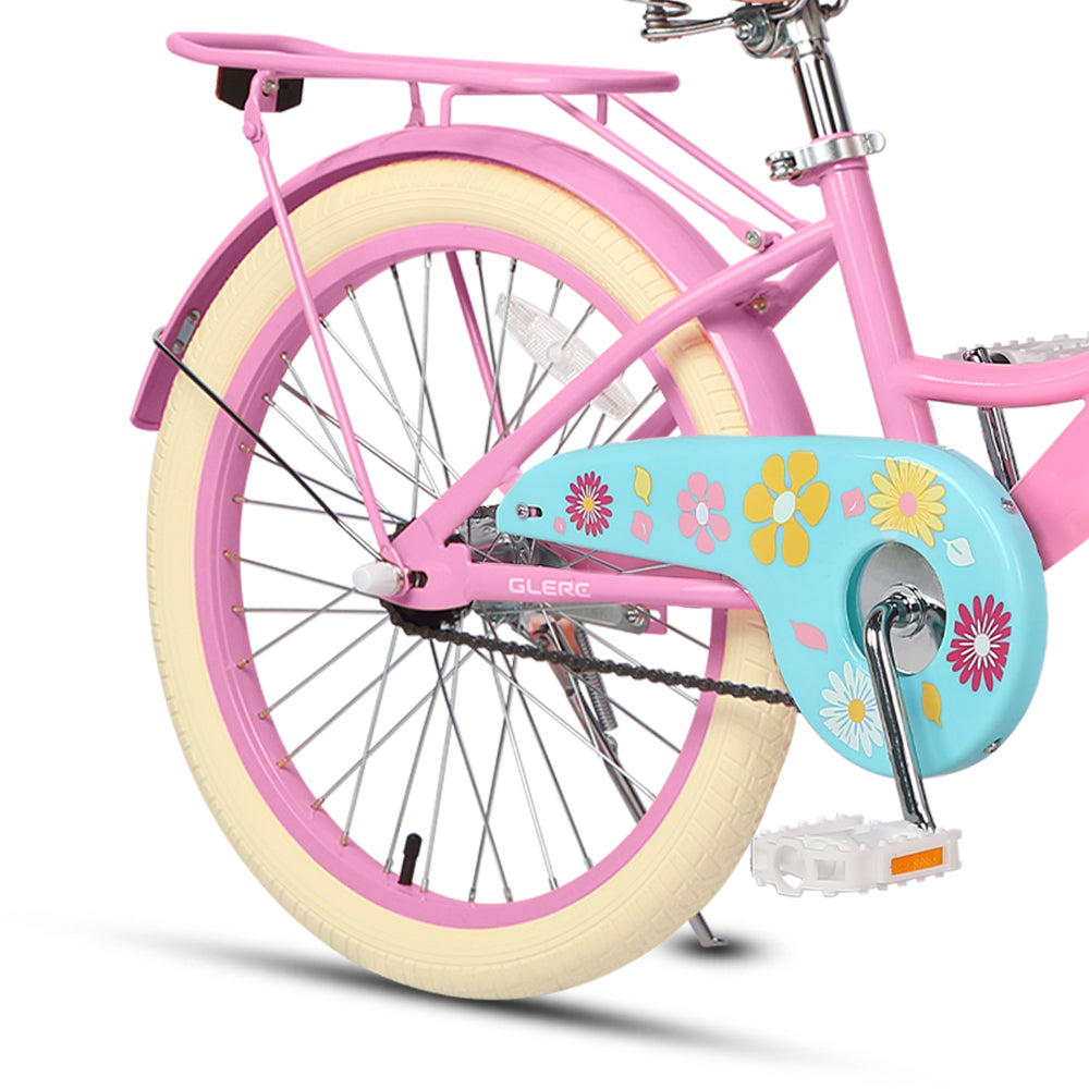 Glerc 20" Kids Bike with Rear Rack For 7 - 13 Years Old - Maggie