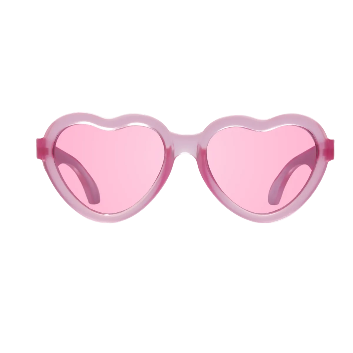 Fuchsia Haze Heart | Pink Transparent Lenses