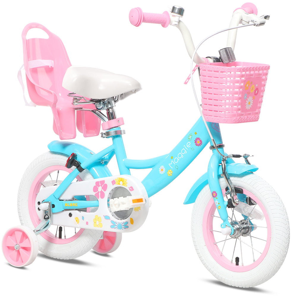 Glerc 14" Kids Bike with Doll Seat  For 3 - 5 Years Old - Maggie