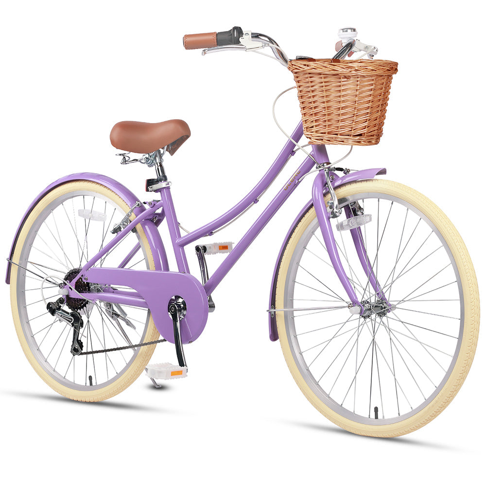 Glerc 26" Best Beach Cruiser Hybrid Kids & Adults Bike - Missy