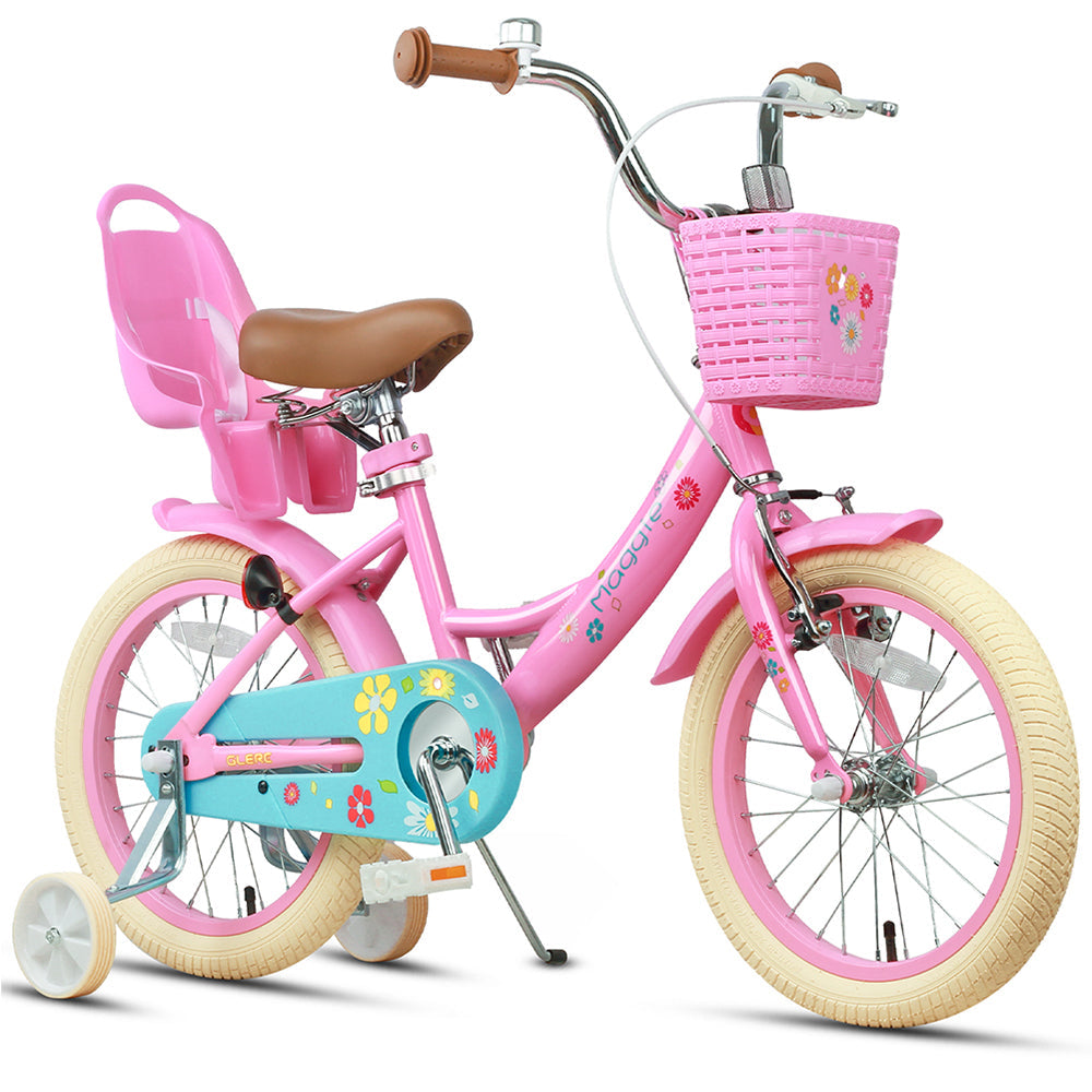 Glerc 16" Kids Bike with Doll Seat For 4 - 8 Years Old - Maggie