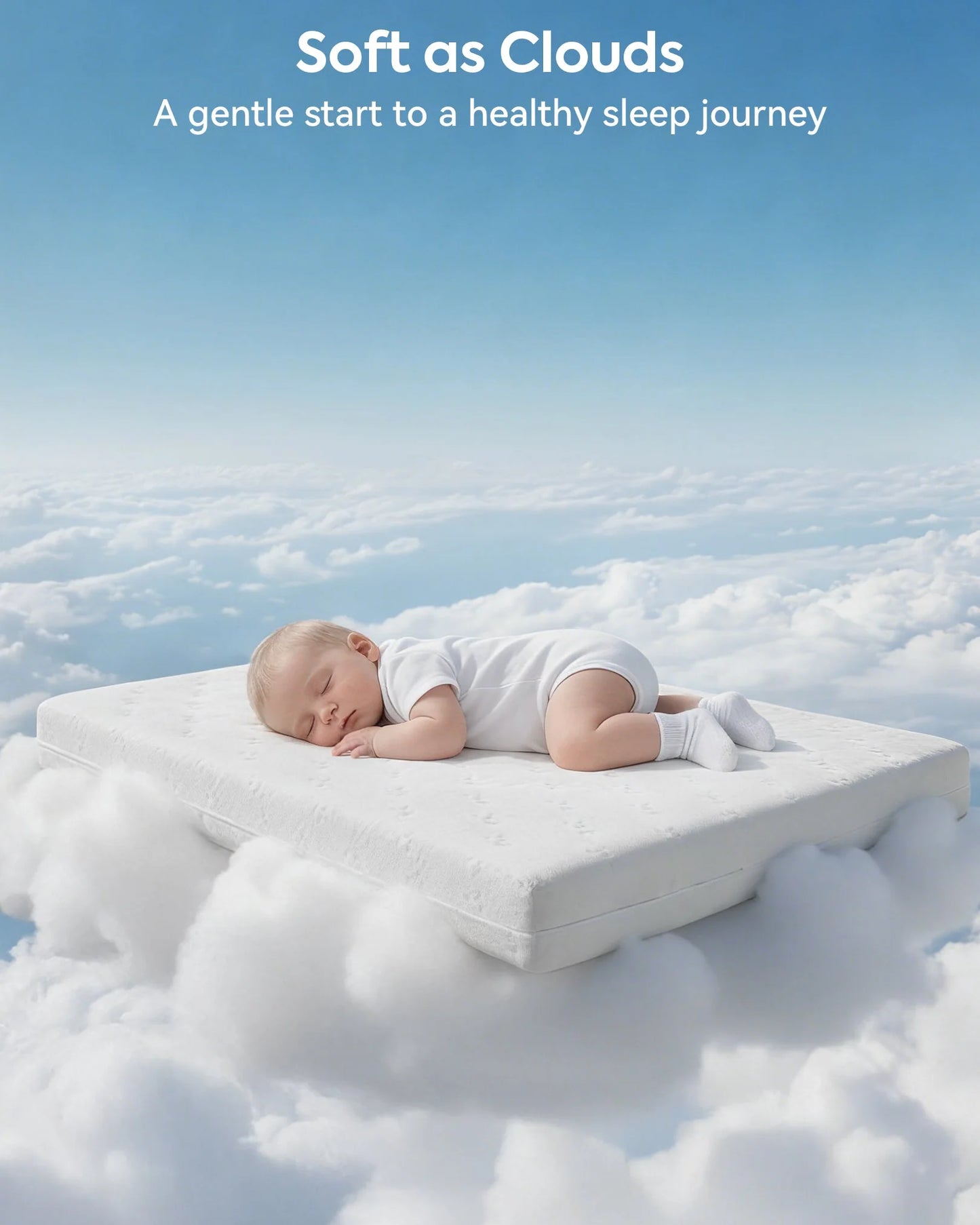 Cloud 1 | Dual-Sided Crib Mattress with Memory Foam