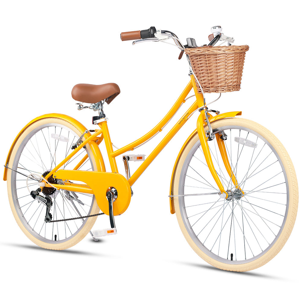 Glerc 26" Best Beach Cruiser Hybrid Kids & Adults Bike - Missy