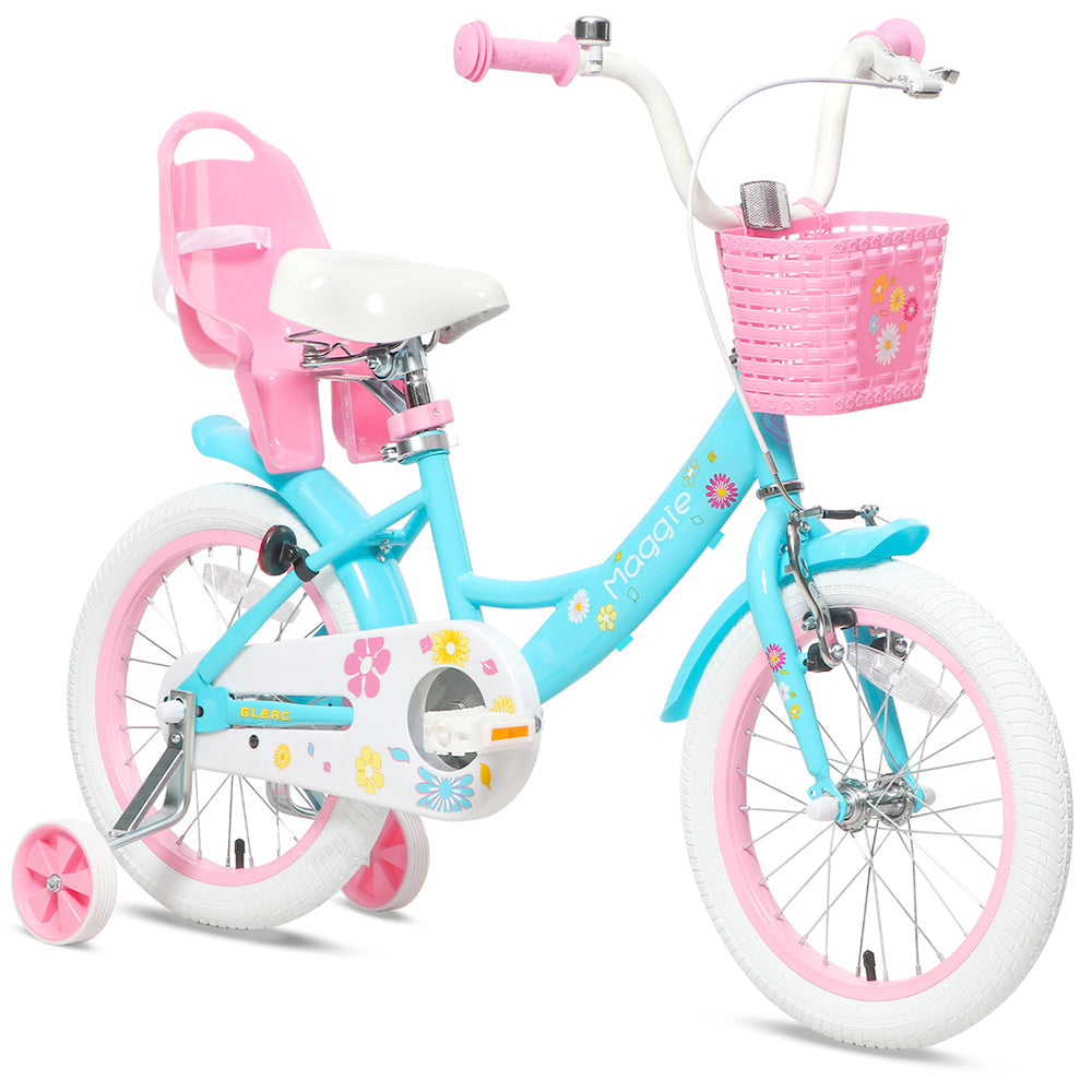 Glerc 16" Kids Bike with Doll Seat For 4 - 8 Years Old - Maggie