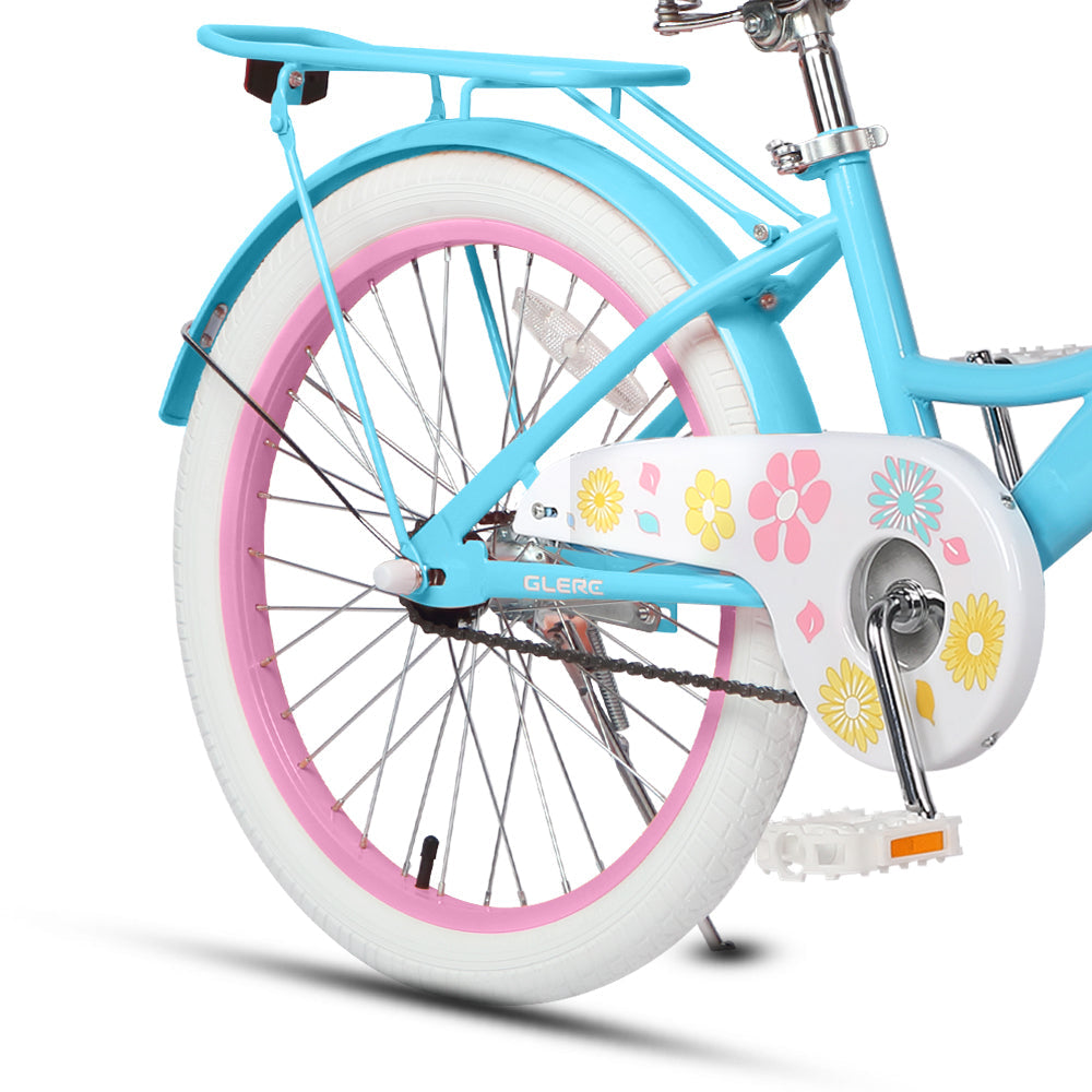 Glerc 20" Kids Bike with Rear Rack For 7 - 13 Years Old - Maggie