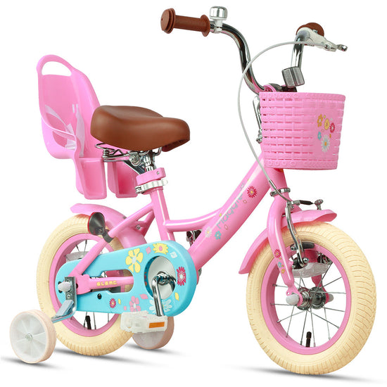 Glerc 14" Kids Bike with Doll Seat  For 3 - 5 Years Old - Maggie