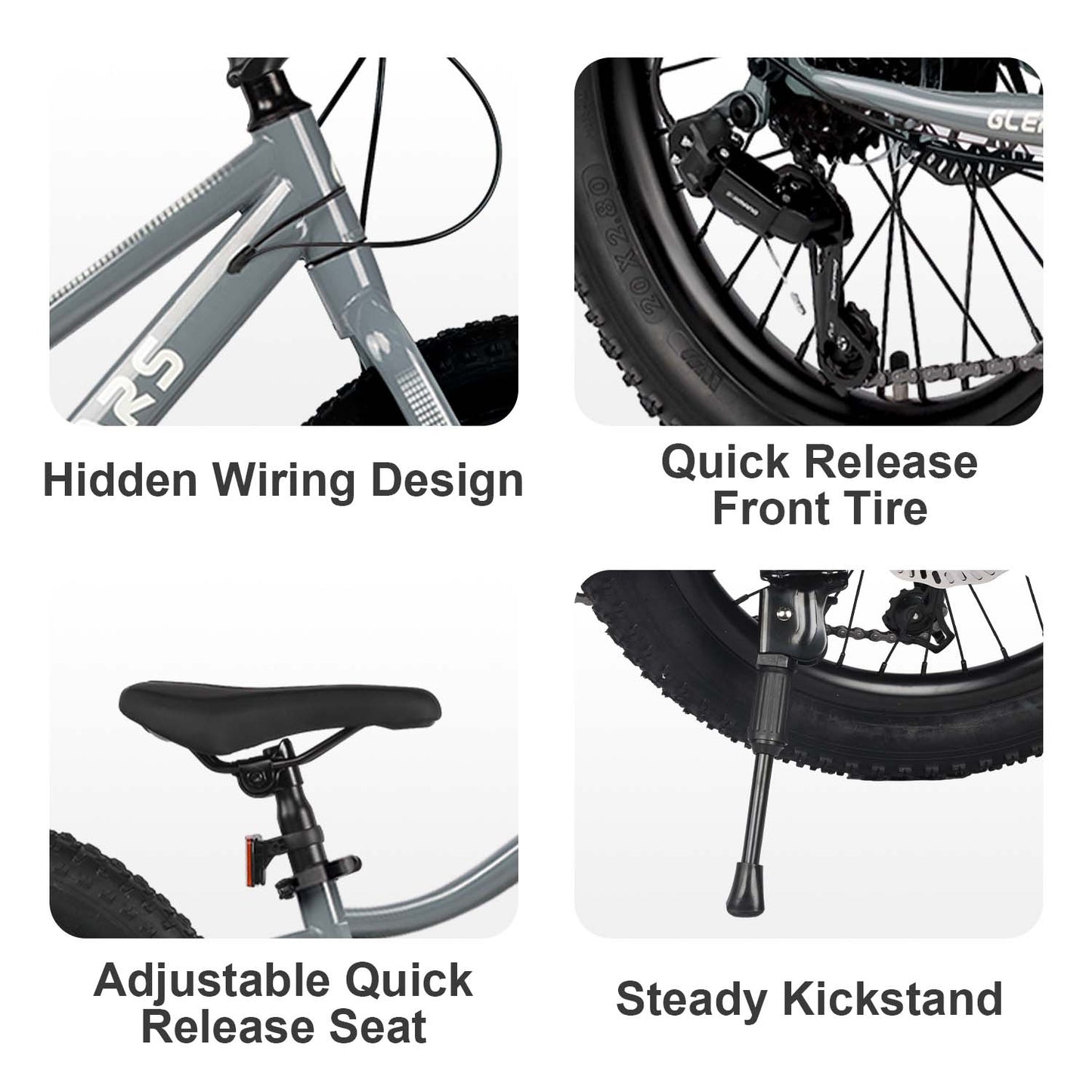 Glerc 20" Mountain Bike For Beginner - Mars