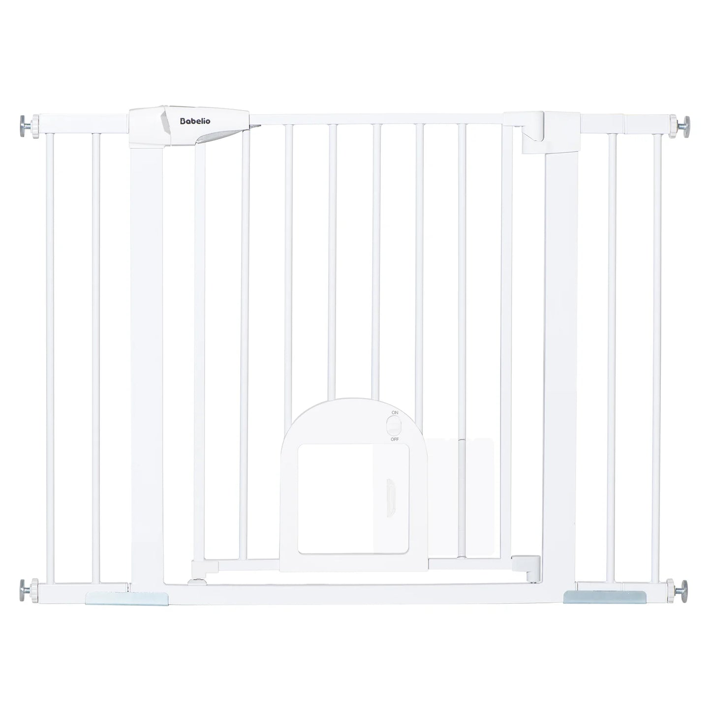 CatPrivilege T7 | Expandable Stylish Baby Gate with Cat Door