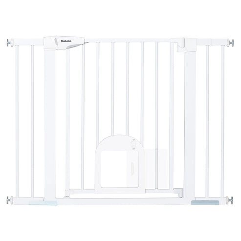 CatPrivilege T7 | Expandable Stylish Baby Gate with Cat Door
