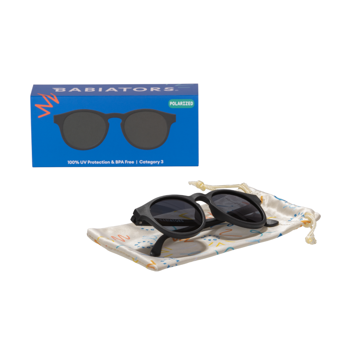 Jet Black Keyhole | Polarized Gradient Smoke Lenses