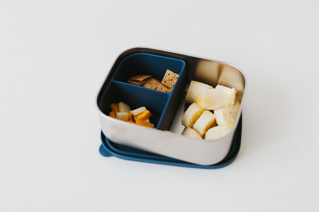 Stainless steel & Silicone Bento box