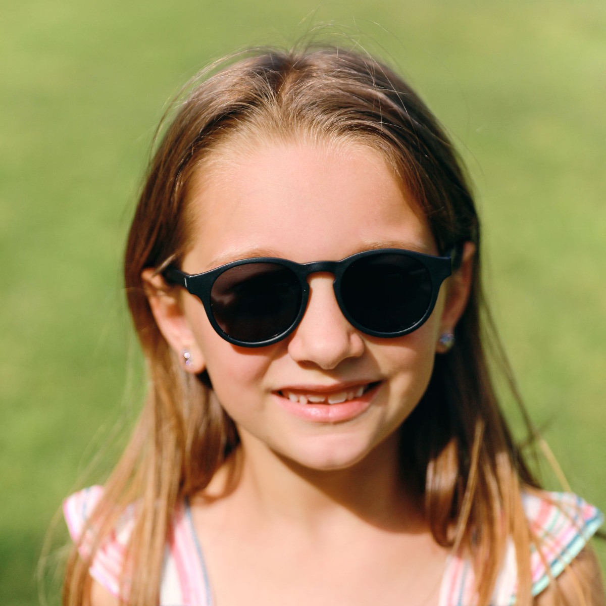 Jet Black Keyhole | Polarized Gradient Smoke Lenses