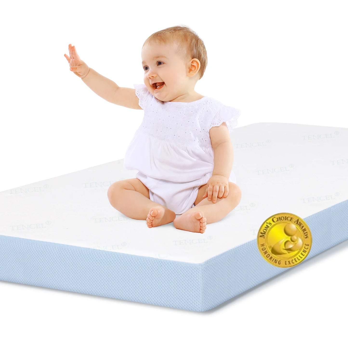 Aura 2 | Dual-Sided Breathable Crib Mattress with TENCEL™ Cover