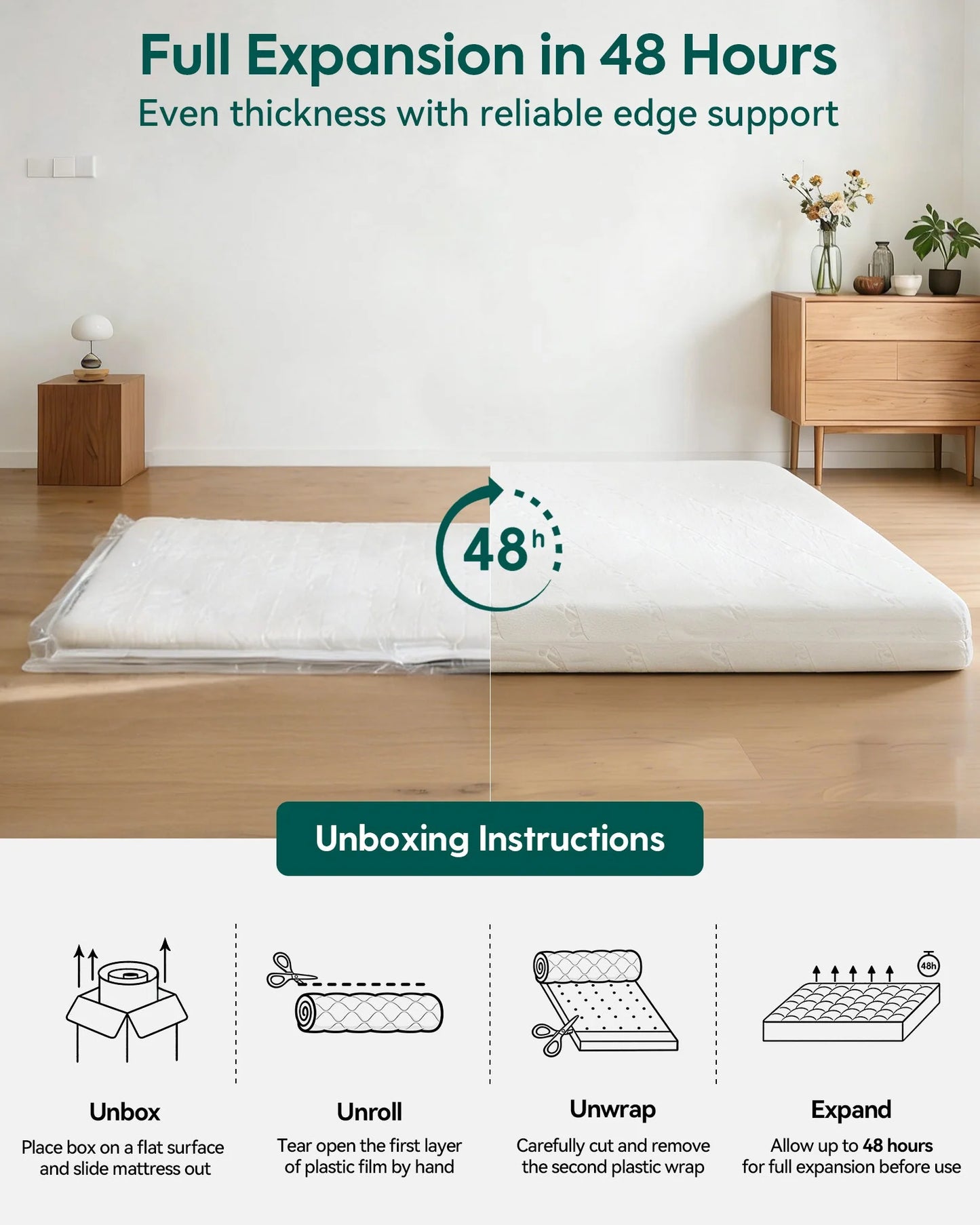 Cloud 1 | Dual-Sided Crib Mattress with Memory Foam
