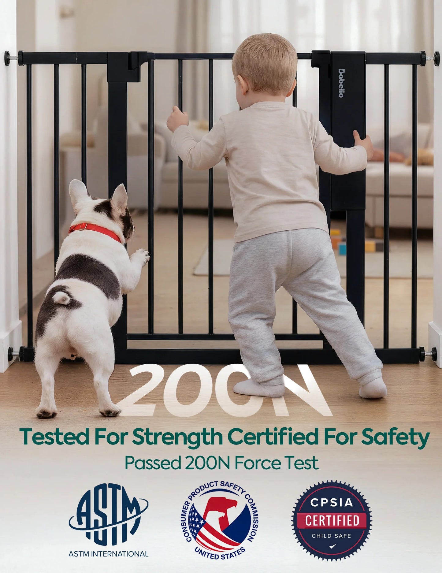 Sensepass | Smart Baby Gate with Infrared Auto-Unlock & Alarm