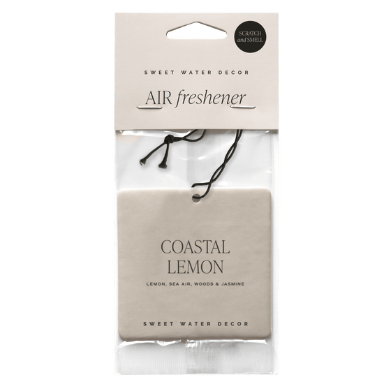 Coastal Lemon Hanging Air Freshener
