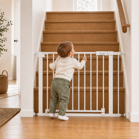 PressGuard Ⅱ | Upgrade Pressure-Mounted Safety Baby Gate for Doorways & Stairs