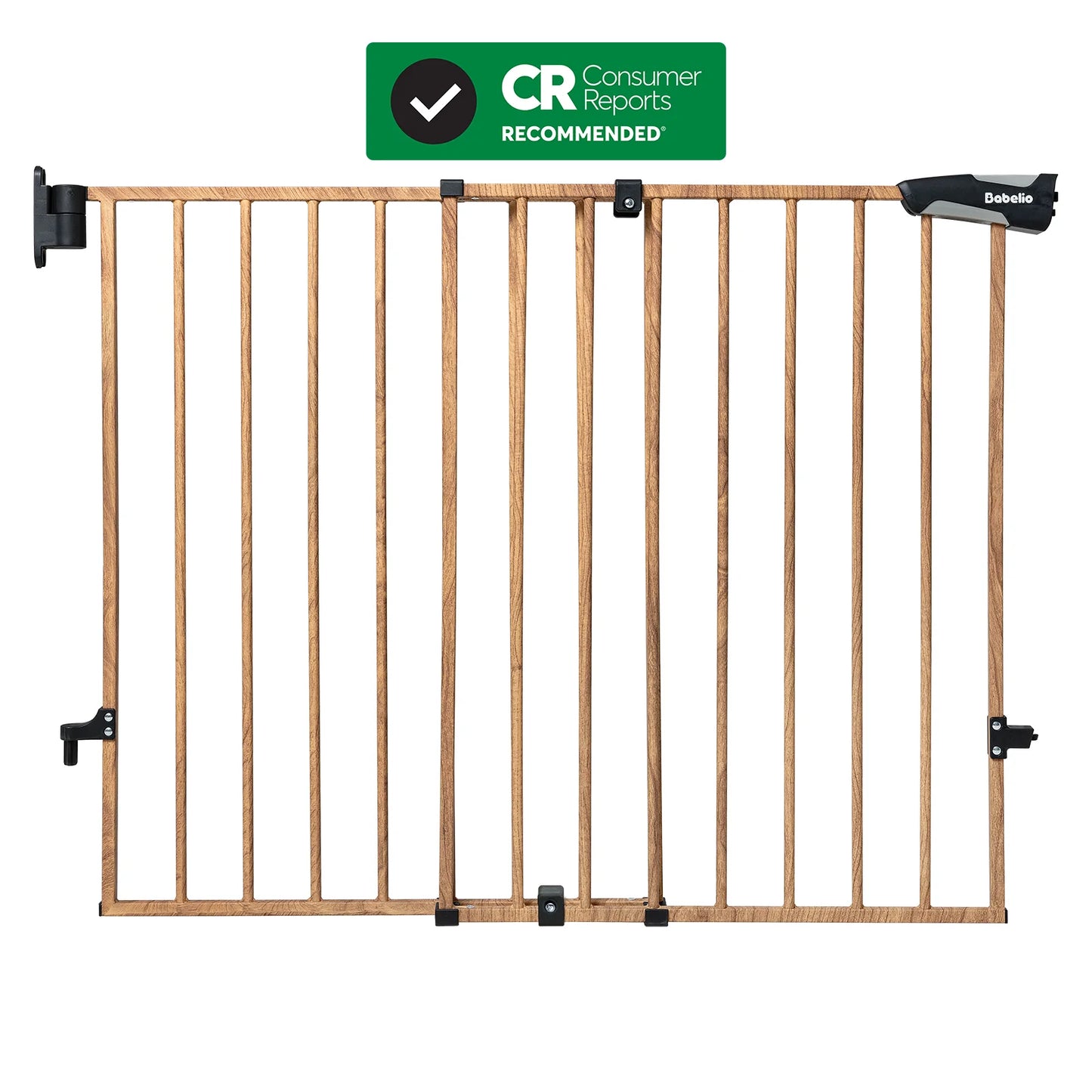 Boundless B17 Wood Pattern | Safety Baby Gate for Stairs