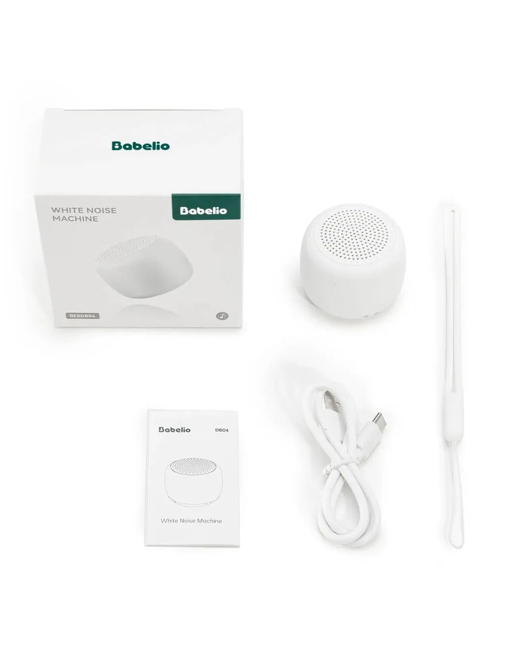 Babelio Pocket Mini White Noise Machine For Sleep & Relaxation