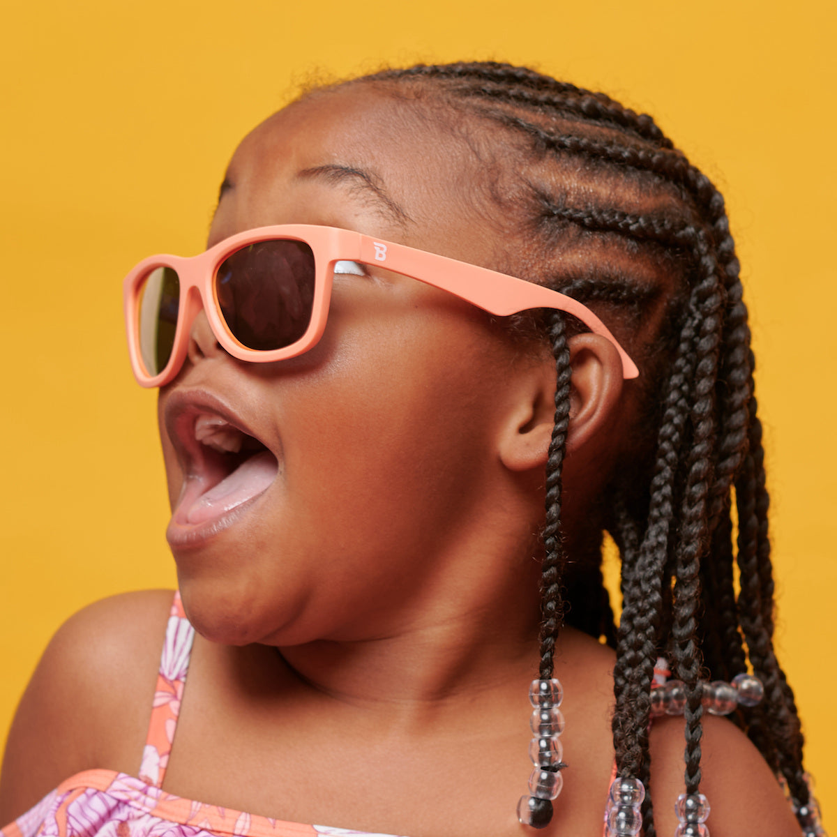 Perfectly Papaya Navigator | Polarized Peach Mirrored Lenses