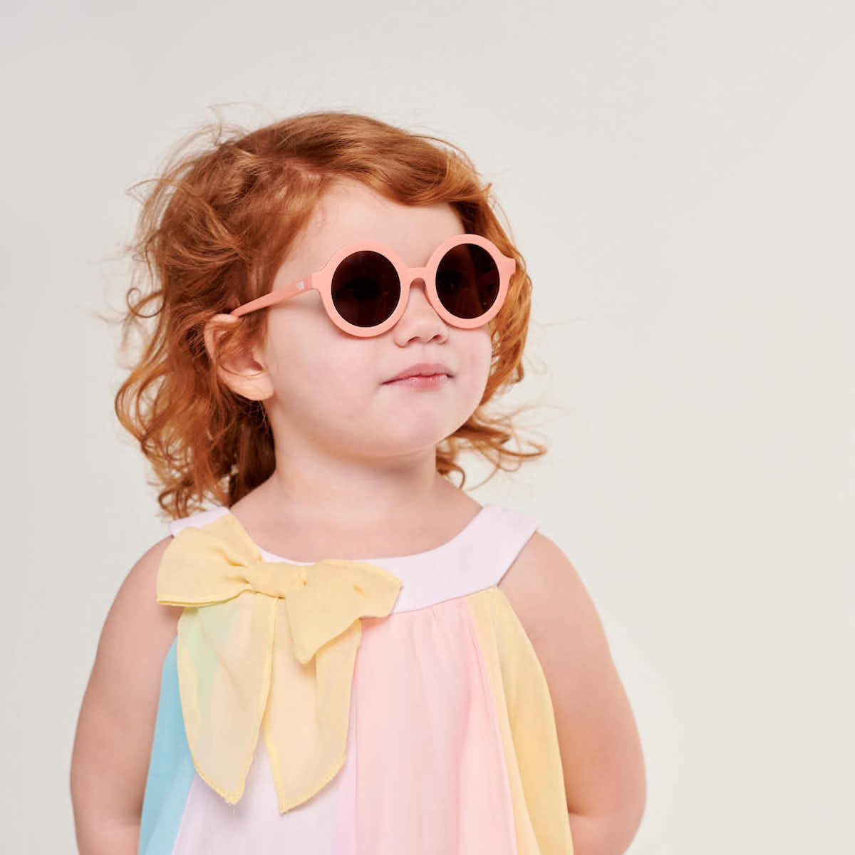 Peachy Keen Round I Amber Lenses