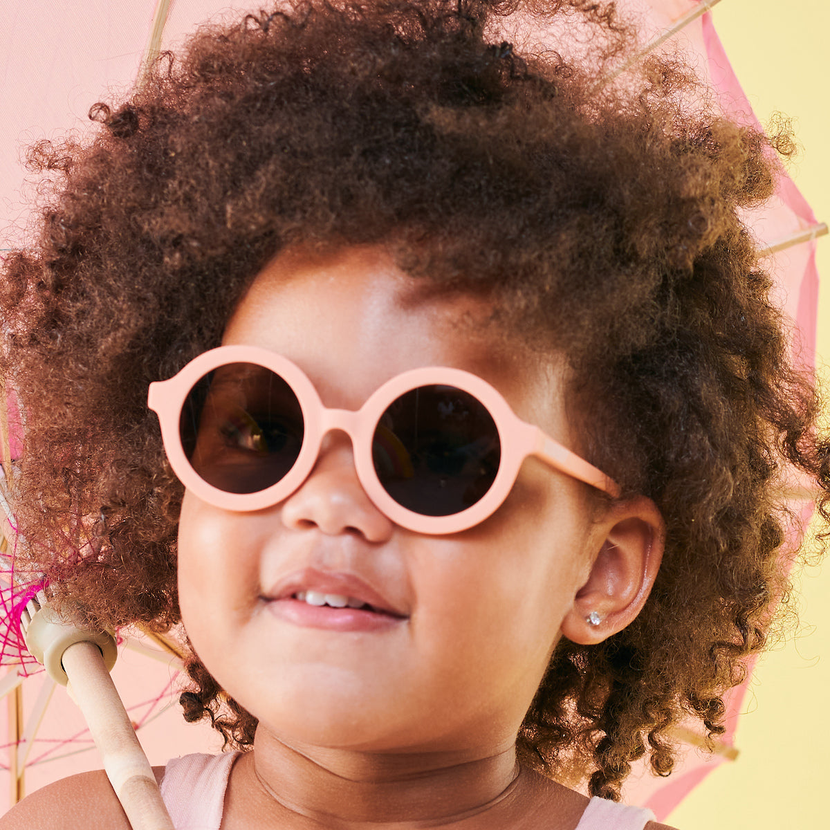 Peachy Keen Round I Amber Lenses