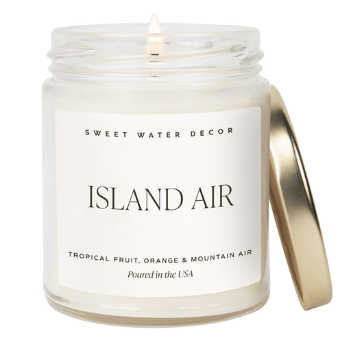 Island Air Soy Candle - Clear Jar - 9 oz