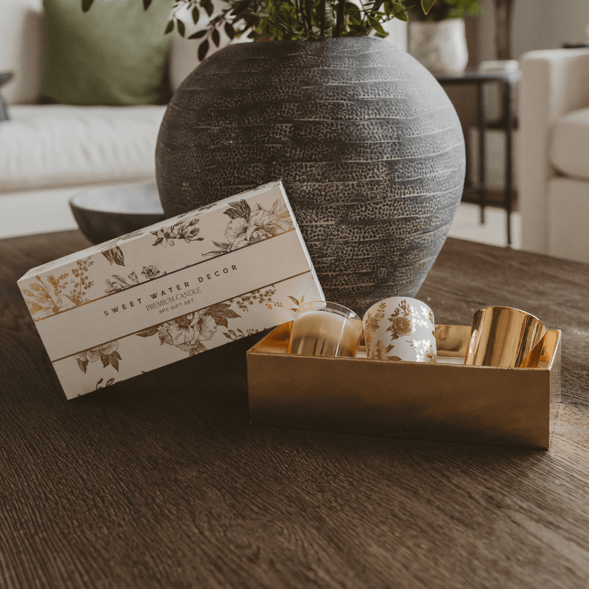 Candle Gift Box Set (Salt and Sea, Island Air, Palo Santo Patchouli)