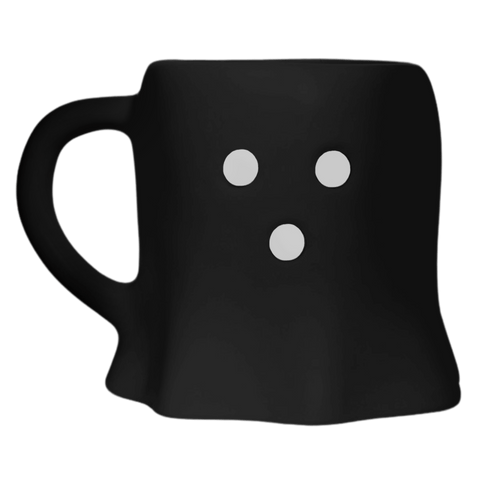 Black Ghost 12 oz Figural Coffee Mug