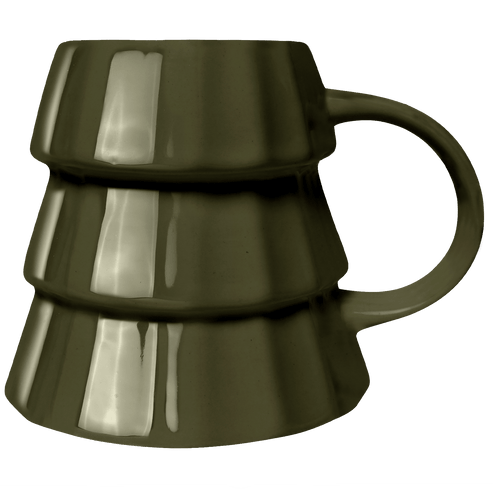 Green Tree 17 oz Figural Coffee Mug