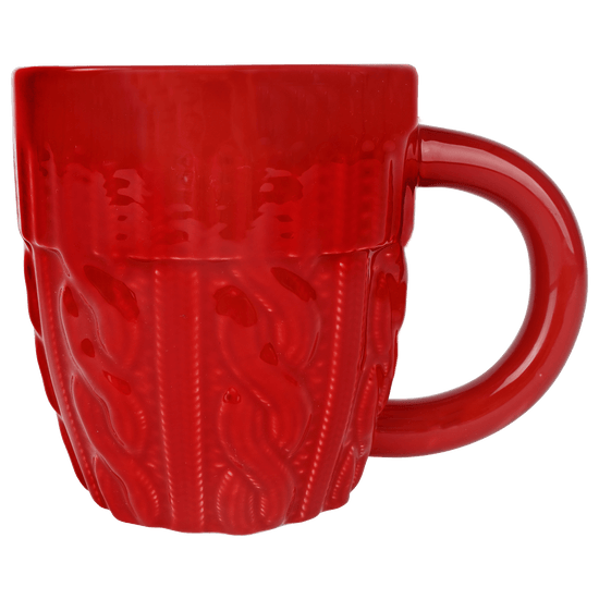 Red Sweater 18 oz Figural Coffee Mug