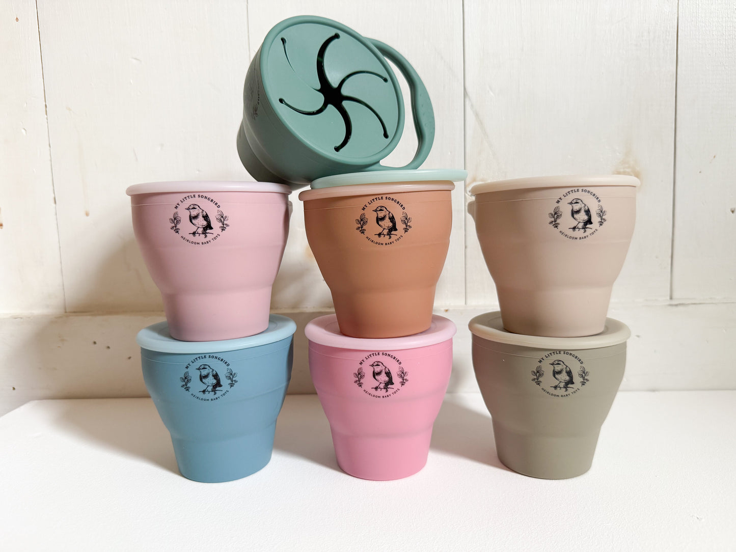 Silicone Snack Cups/Collapsible snack cups
