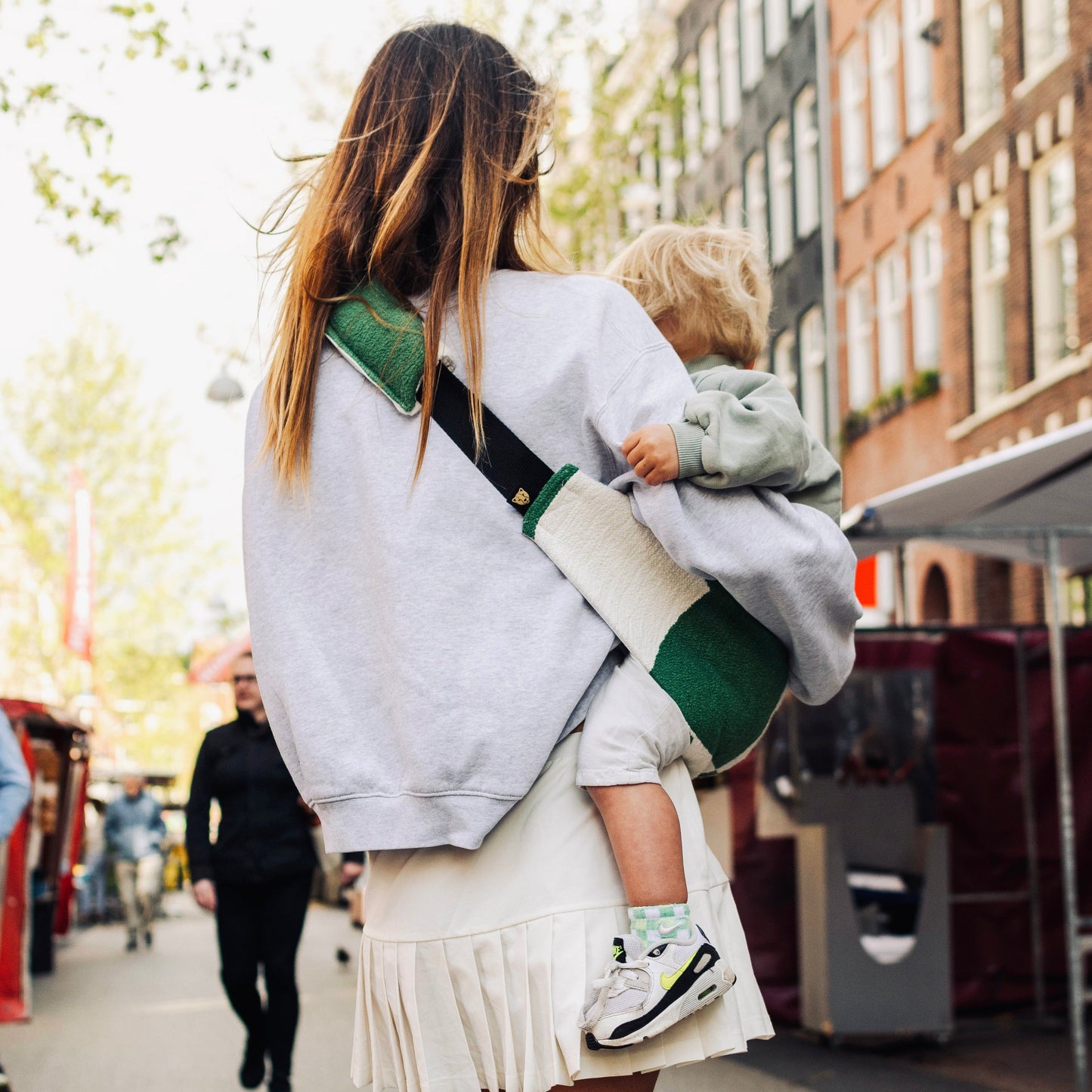 Toddler Carrier Green Graphic