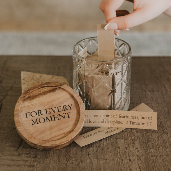 Encouragement for Every Moment Glass Jar