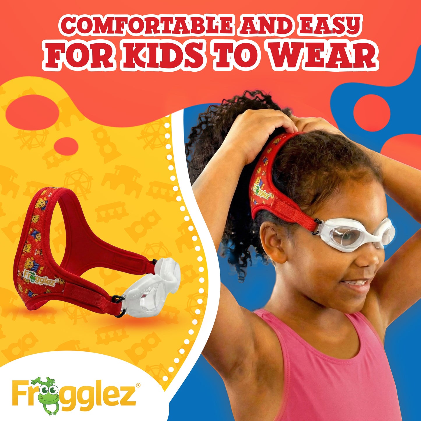 Daniel Tiger's Neighborhood Themed Kids Swim Goggles
