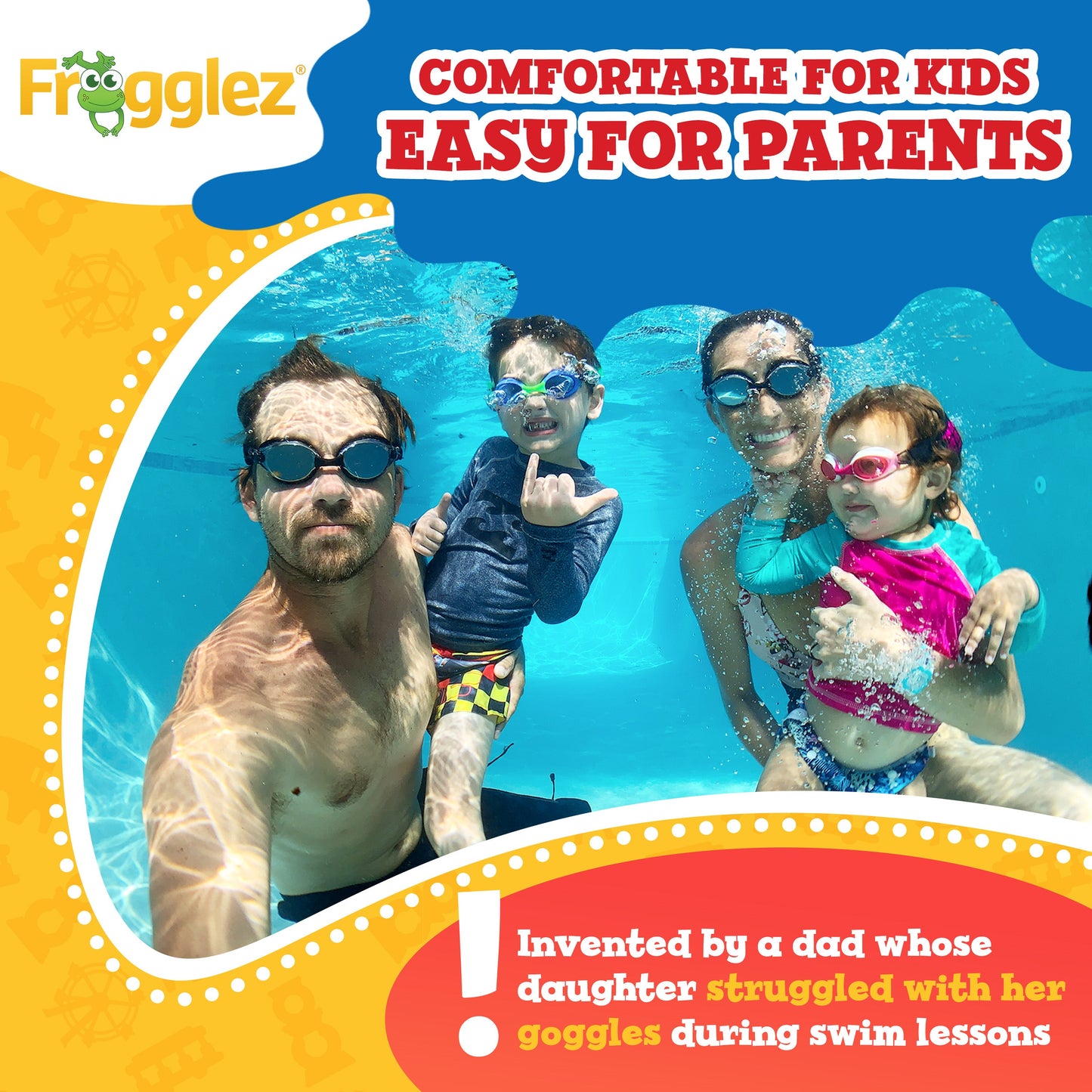 Daniel Tiger's Neighborhood Themed Kids Swim Goggles