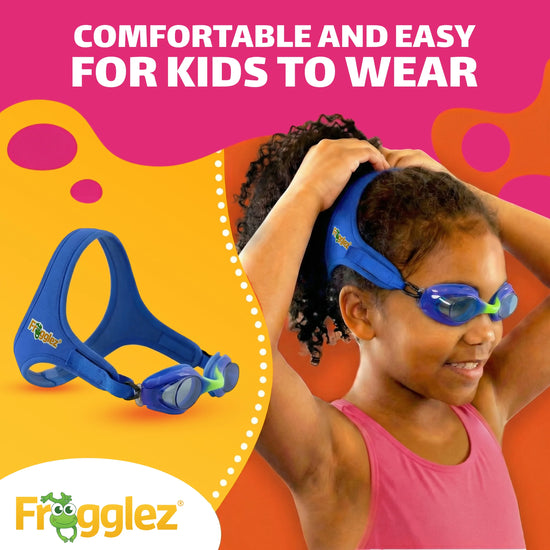 Blue Frogz Kids Swim Goggles