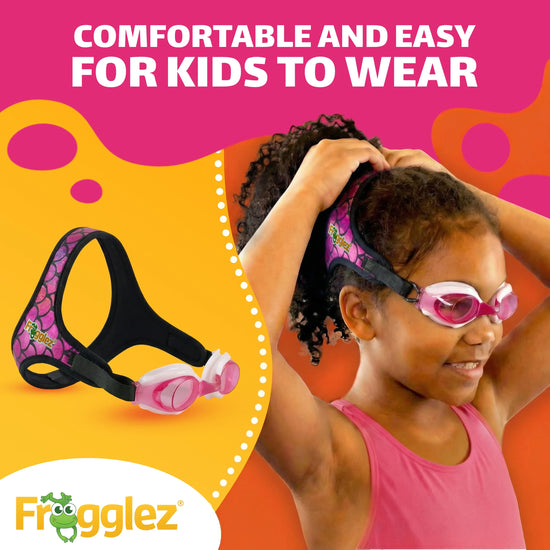 Pink Mermaidz Kids Swim Goggles