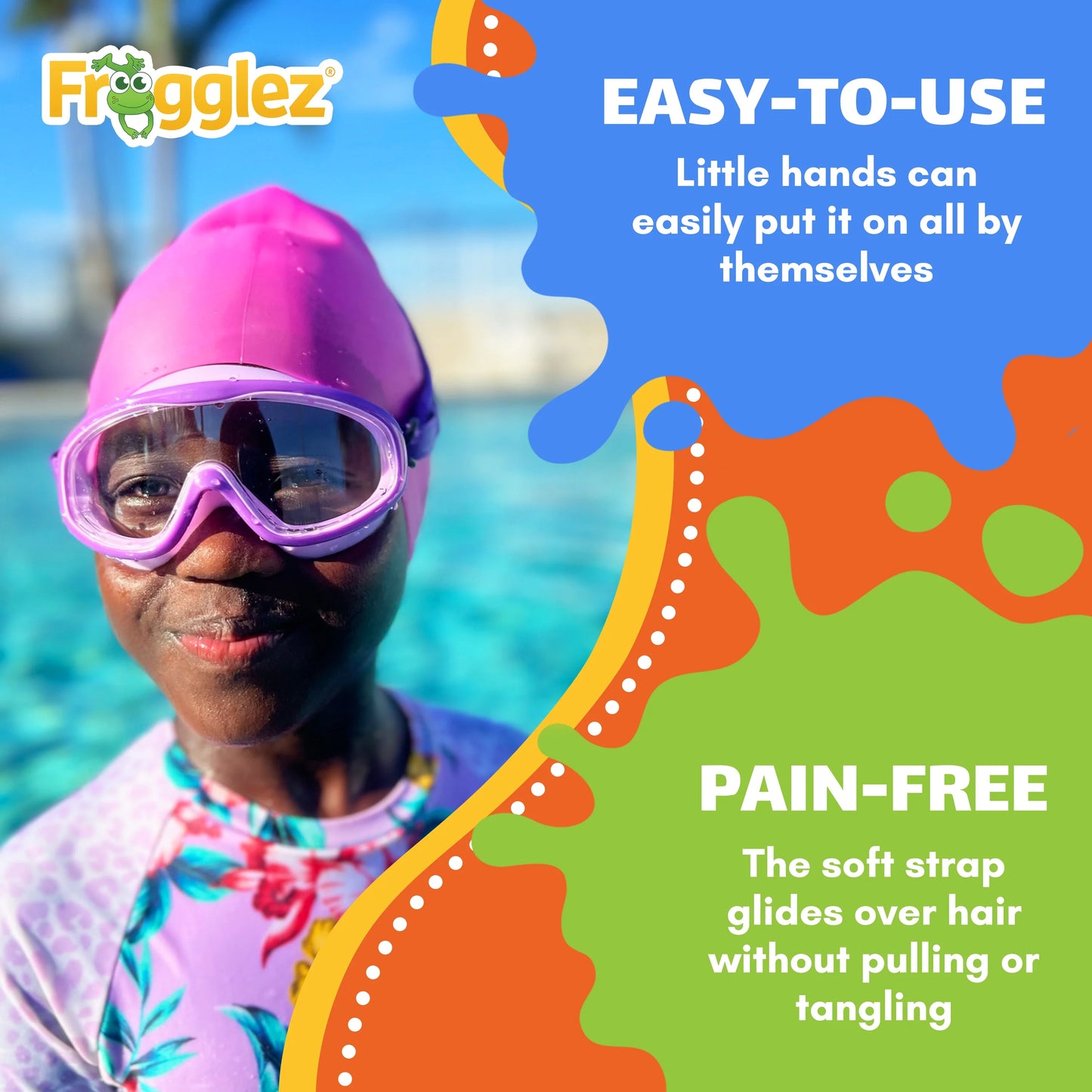 Green Navigatorz Swim Half Mask ages 4-10