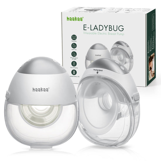 Haakaa E-Ladybug Wearable Electric Breast Pump - 2PK